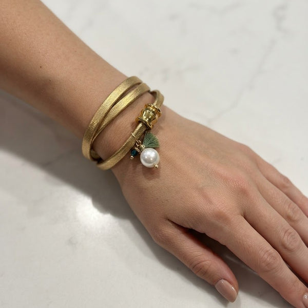 Cocco leather wrap