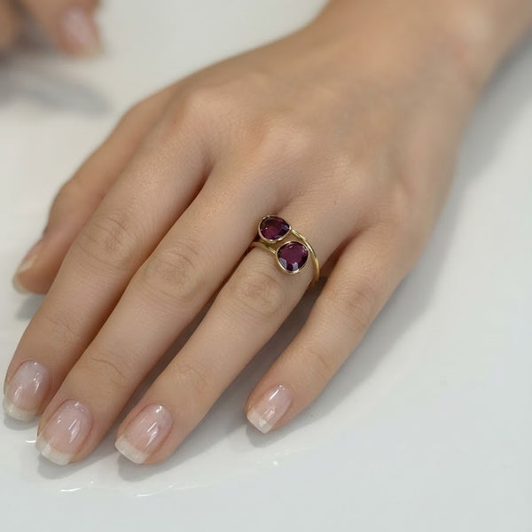Semi-precious stone rings