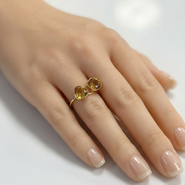 Semi-precious stone rings