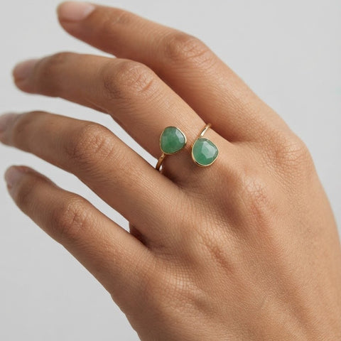 Semi-precious stone rings