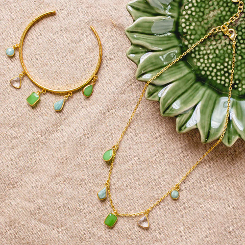 Aubrey charm necklace