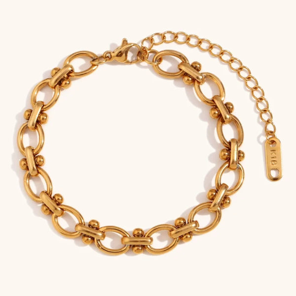 Bow chain bracelet