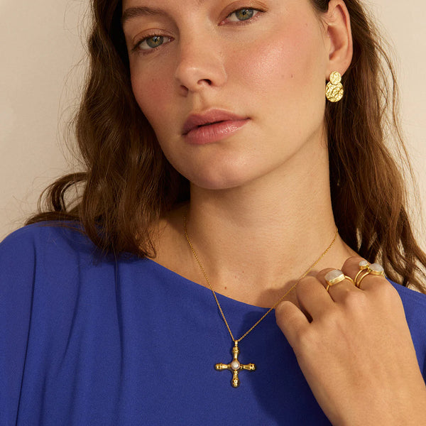 Gold Cross Necklace