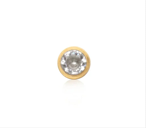 Crystal T bar necklace