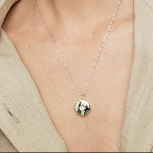 silver locket