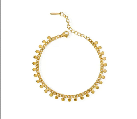 Mini disc bracelet