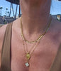 Mini disc necklace