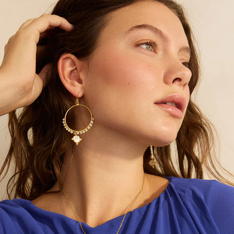 Parga hoop earrings