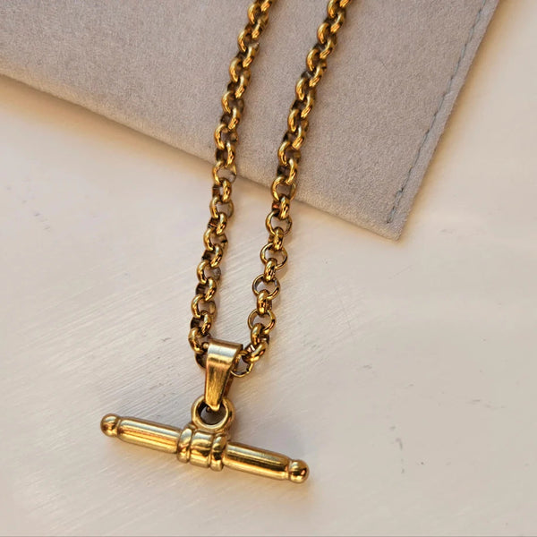 Vintage T-bar necklace