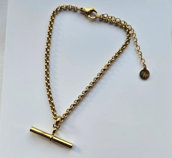 Vintage T bar bracelet
