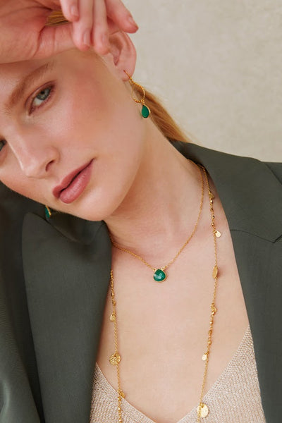 Athens gold necklace